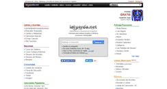 Desktop Screenshot of lacuerda.net