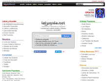 Tablet Screenshot of lacuerda.net